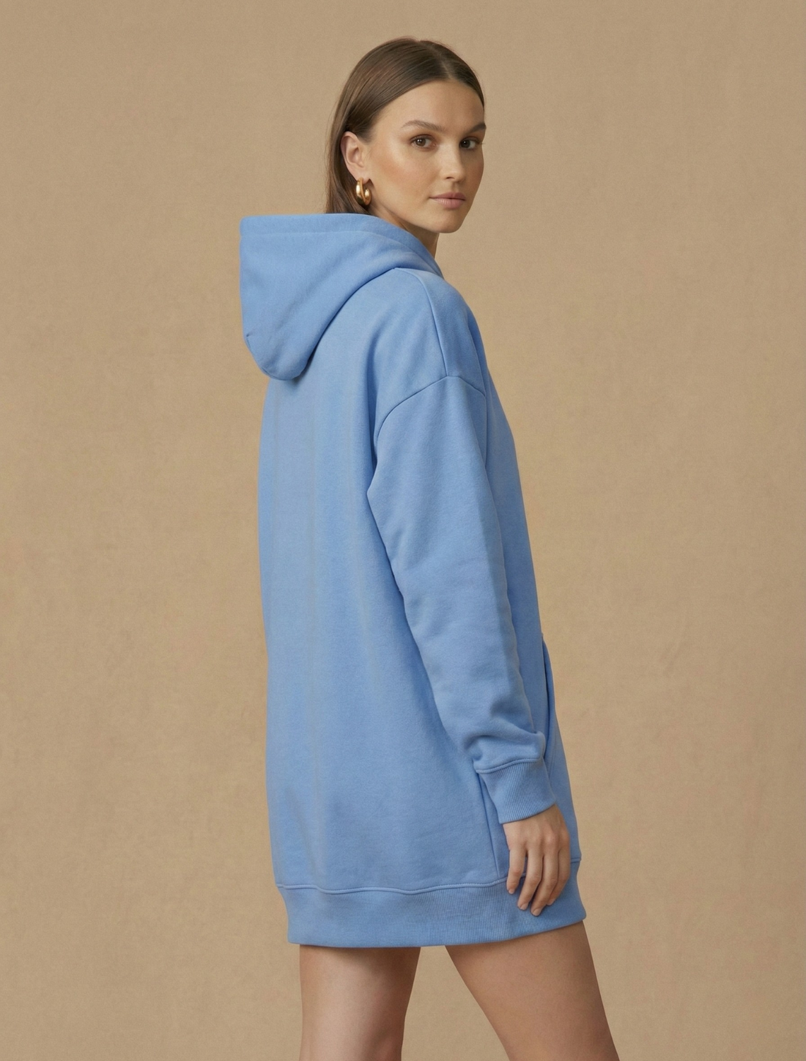 Oversized Hoodie - Relaxed Fit Long Sleeve Casual Layering Essential
