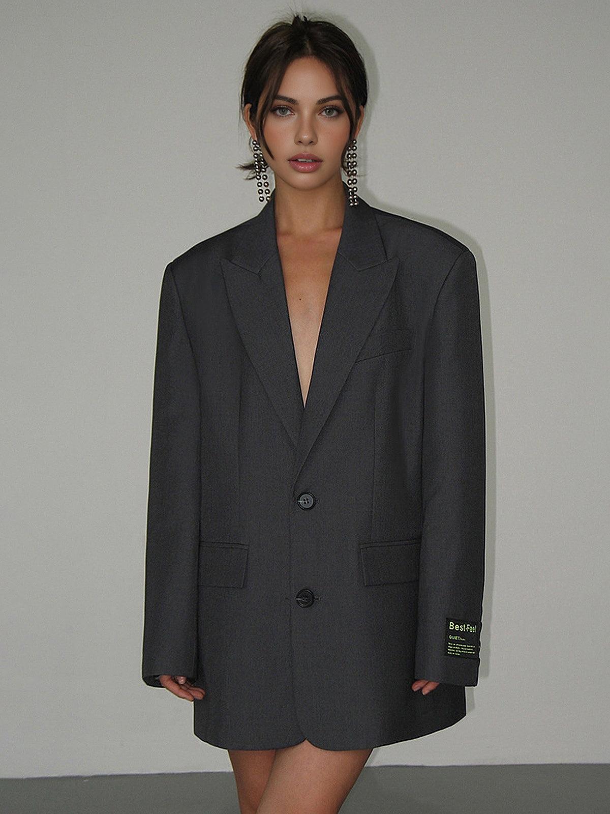 Women’s Oversized Blazer with Relaxed Silhouette